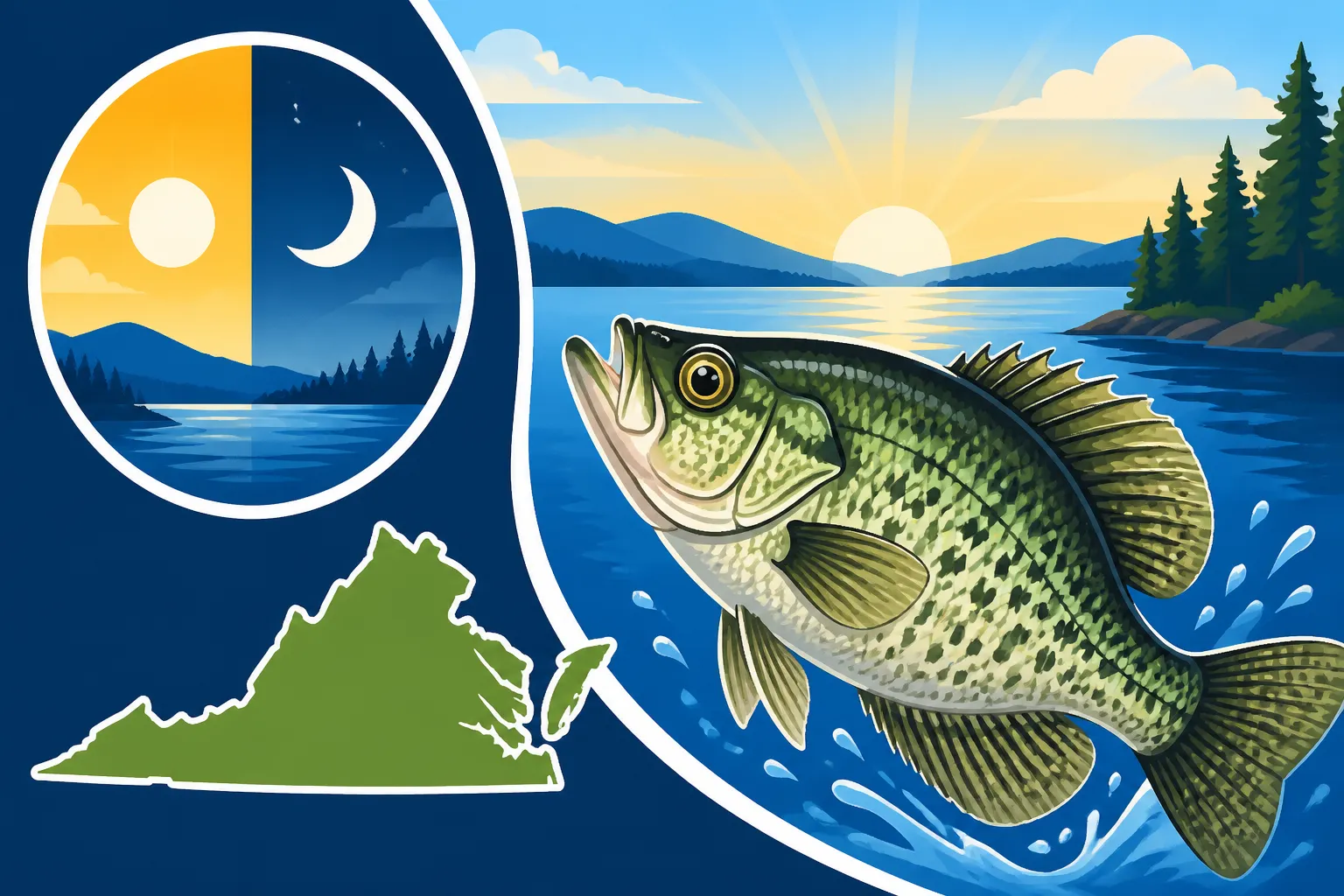 Best Time to Catch Crappie in Virginia Lakes