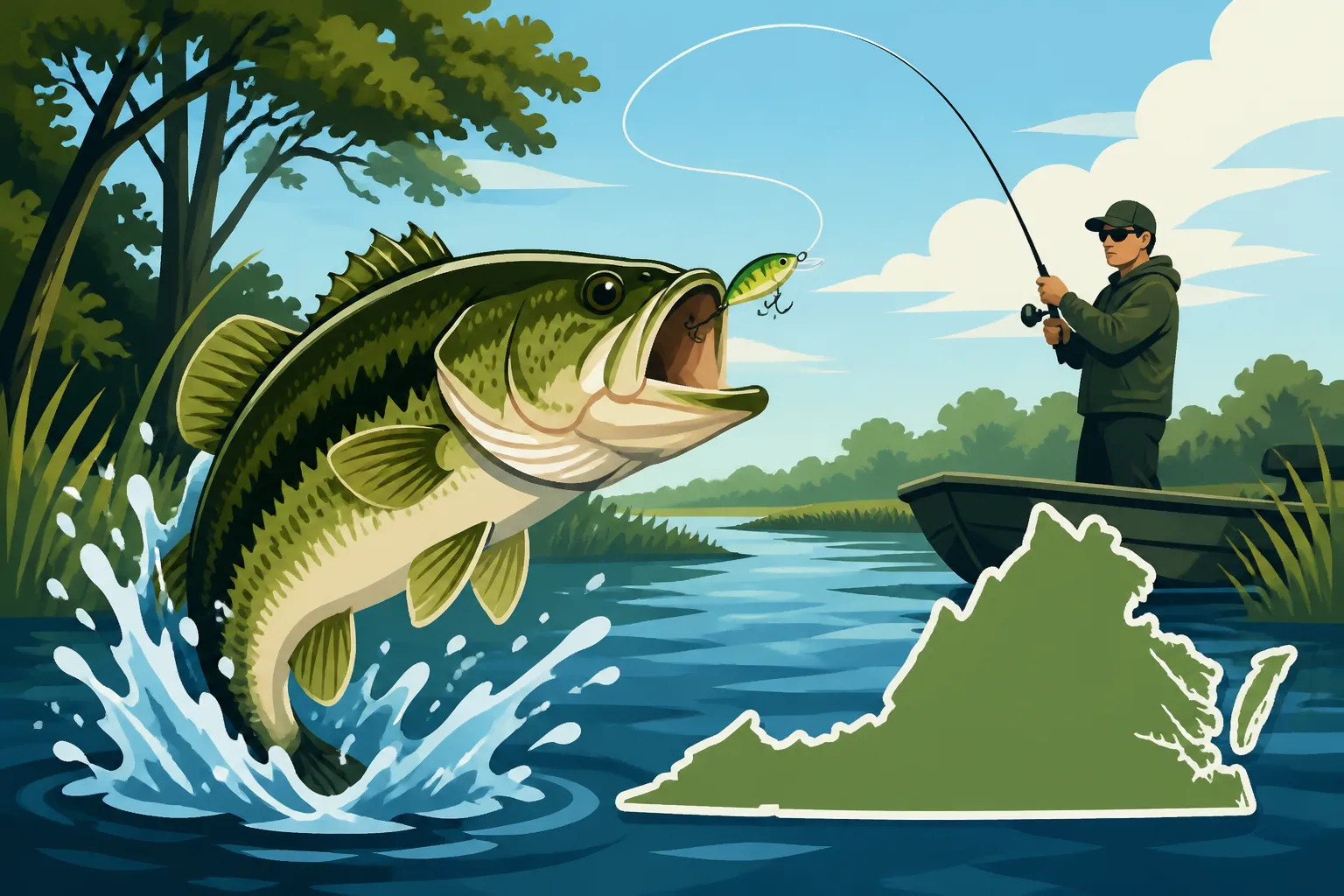 Largemouth Bass Fishing in Virginia's Chesapeake Bay Tributaries
