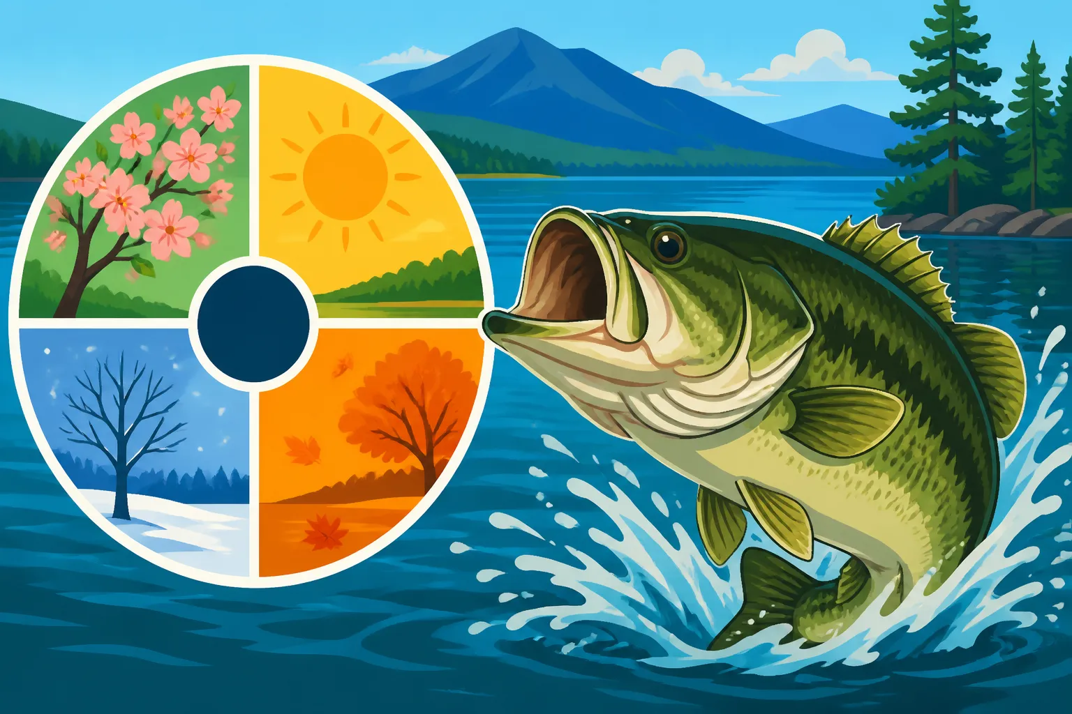 Best Time of Year to Catch Largemouth Bass at Smith Mountain Lake