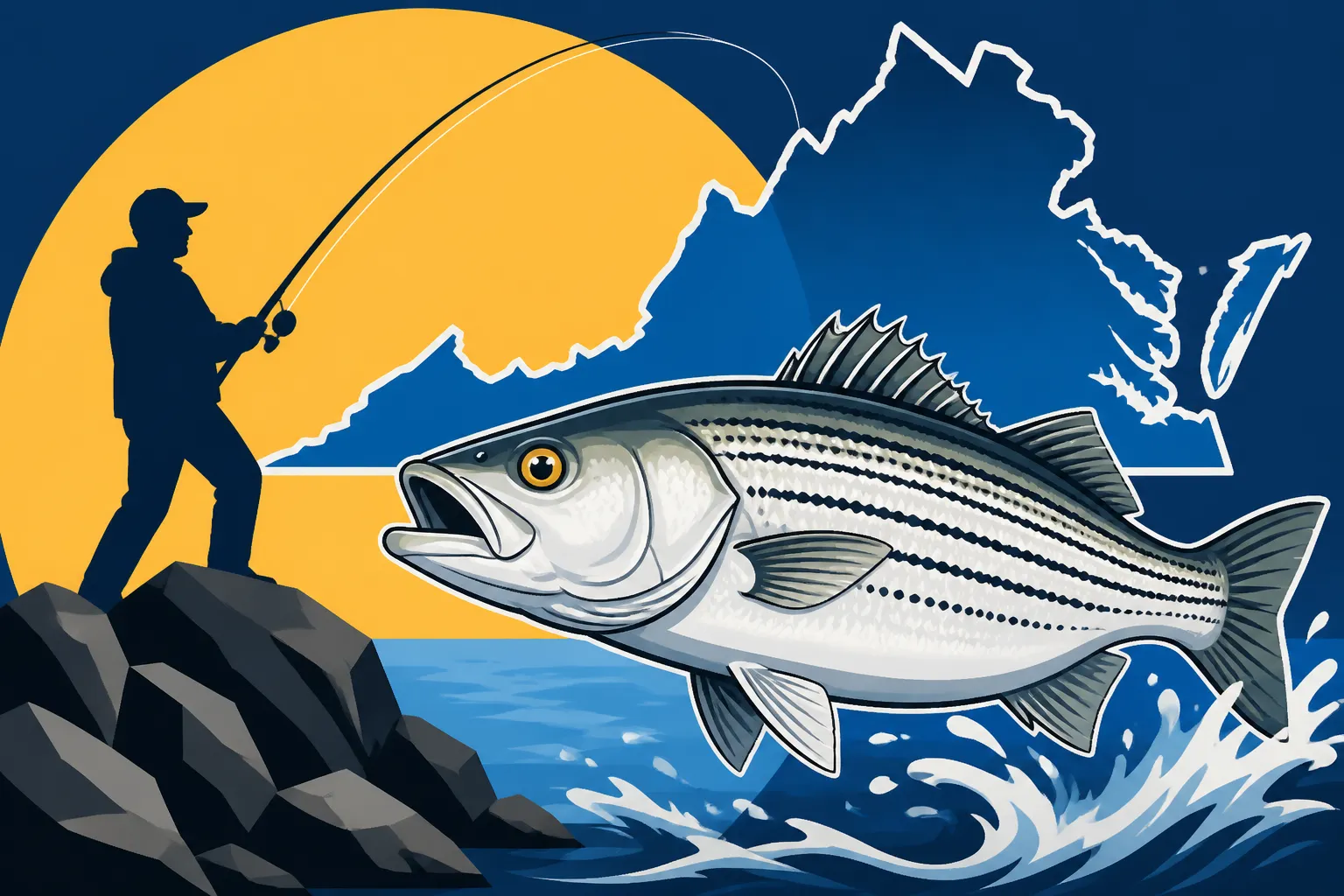 Why Virginia Anglers Call Striped Bass 'Rockfish'