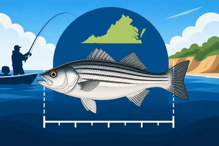 Virginia's Striped Bass Slot Limit: 28 to 31 Inches