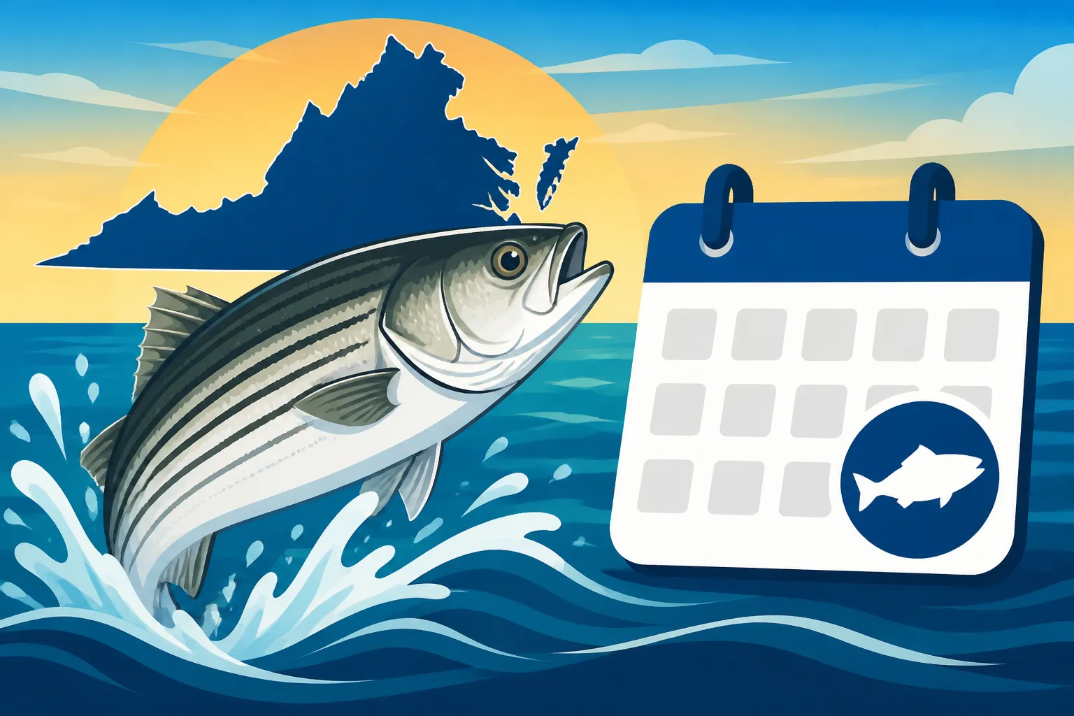 Virginia Saltwater Striped Bass Season Dates