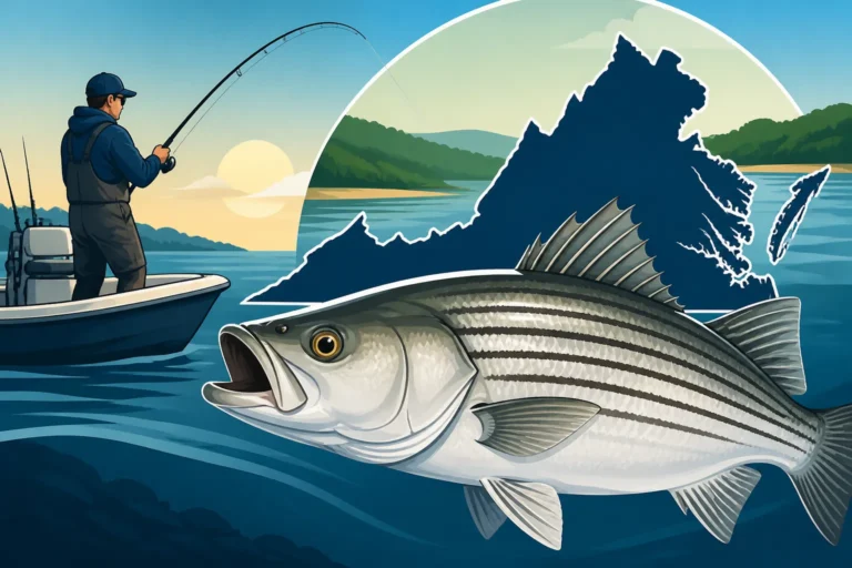 The 36 to 40 Inch Striped Bass You'll Find Away From the Tidal Rivers