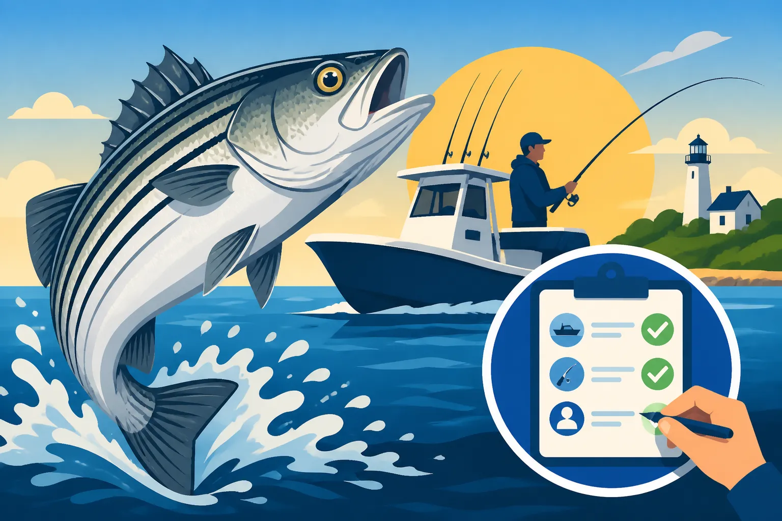 How to Book a Striped Bass Charter on Chesapeake Bay