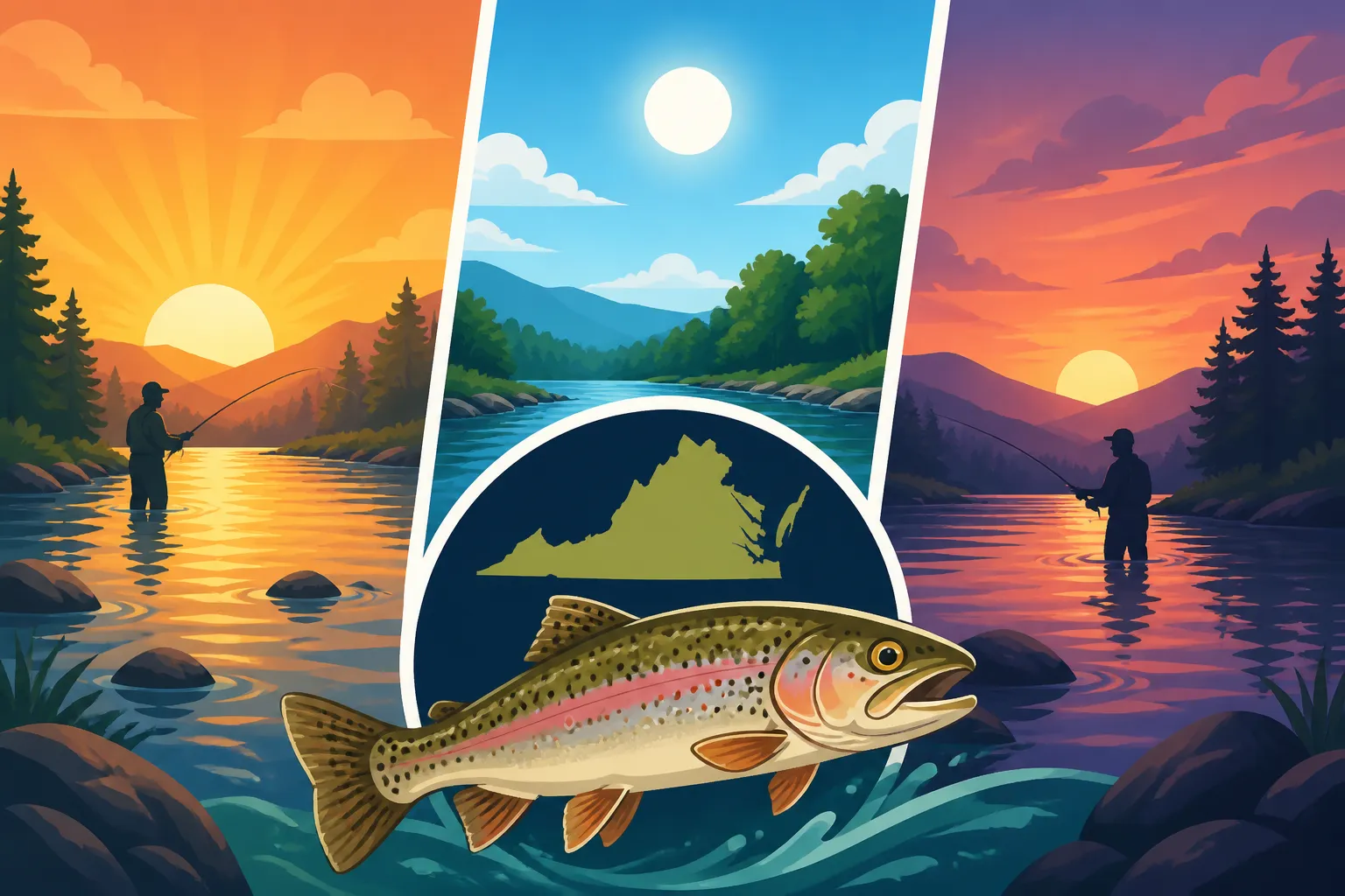 What's the Best Time of Day to Catch Trout in Virginia?