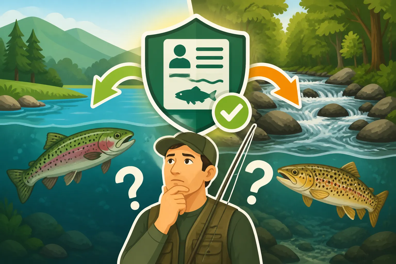Does the Stocked Trout License Cover Wild Trout Streams Too?
