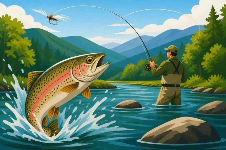 Fly Fishing for Trout on the Shenandoah River
