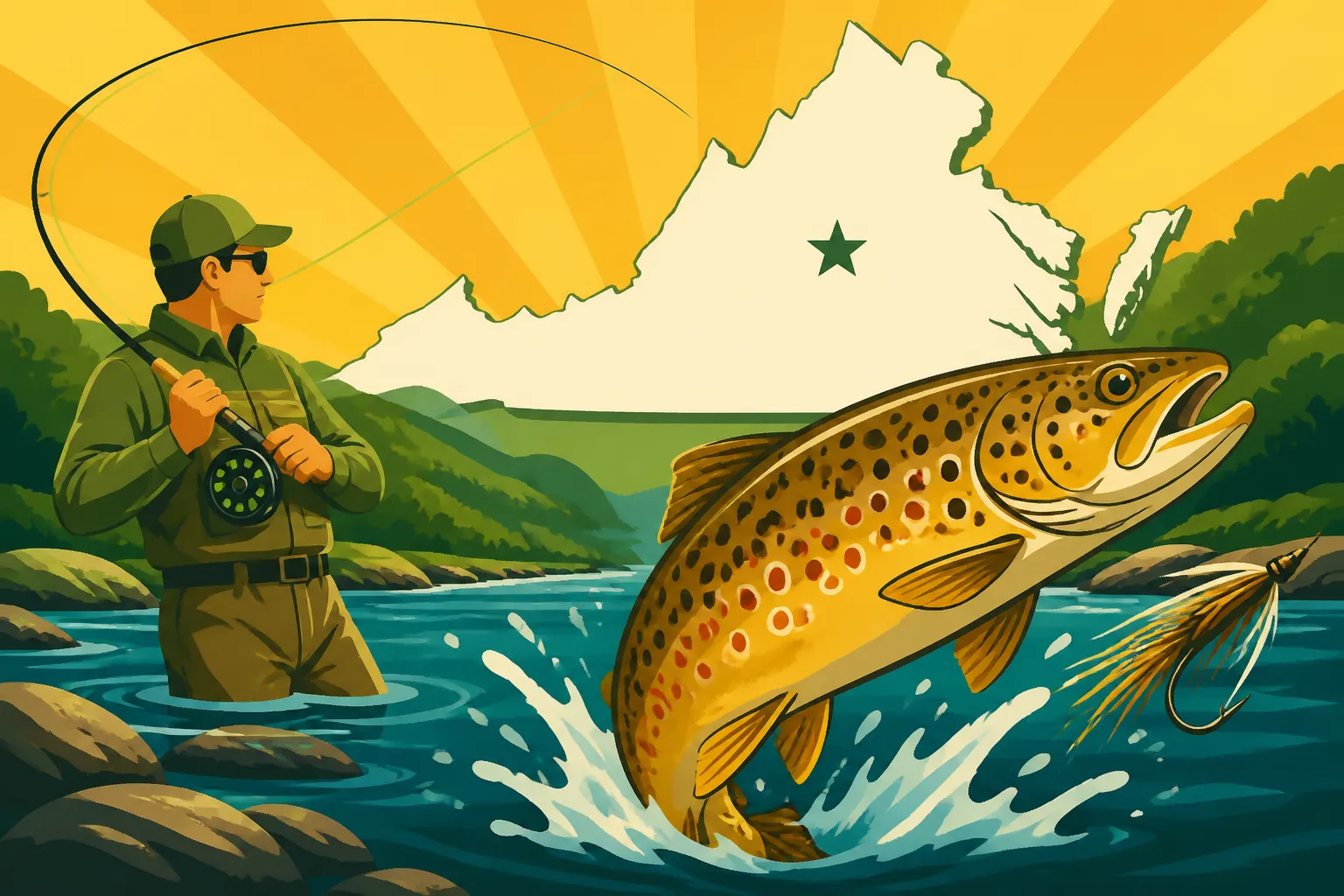 Brown Trout Fishing Tips for Virginia Anglers
