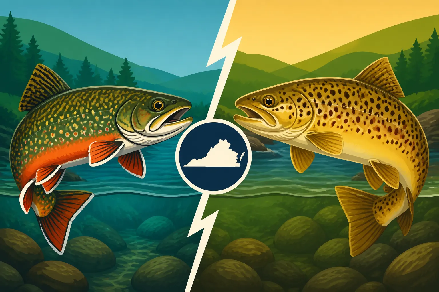 Brook Trout vs Brown Trout: Key Differences