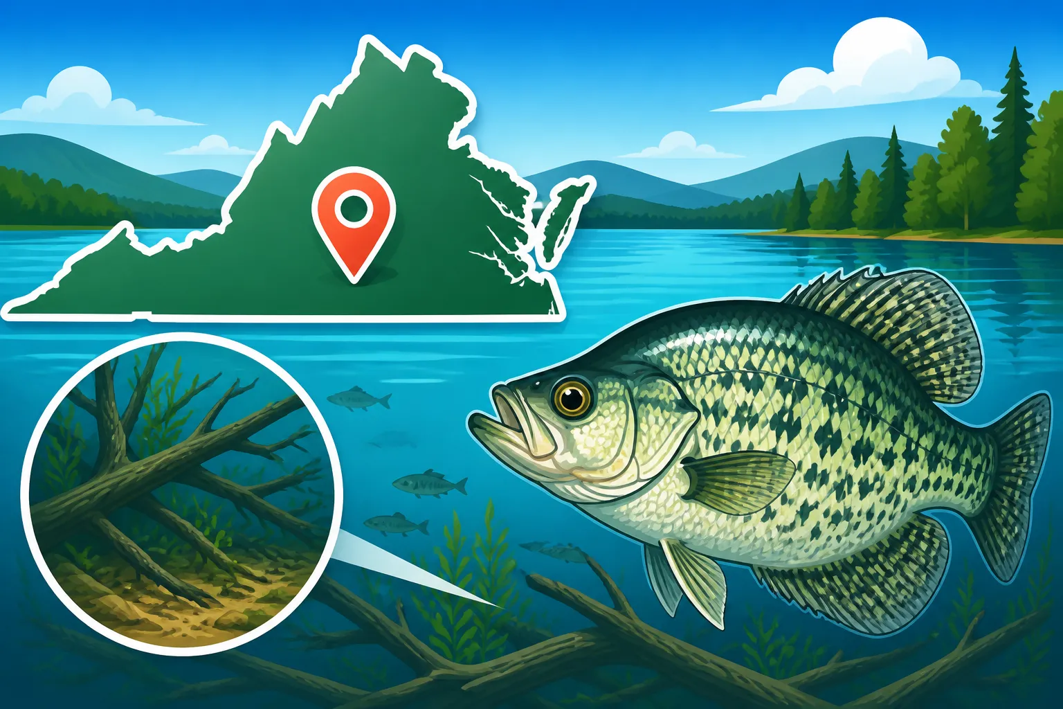 Where to Catch Crappie in Virginia Lakes