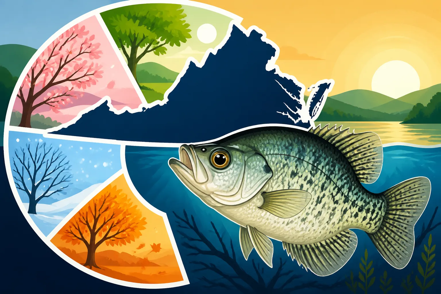 Best Time of Year for Crappie Fishing in Virginia