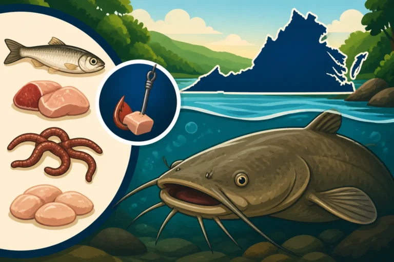 Best Bait for Flathead Catfish in Virginia Rivers