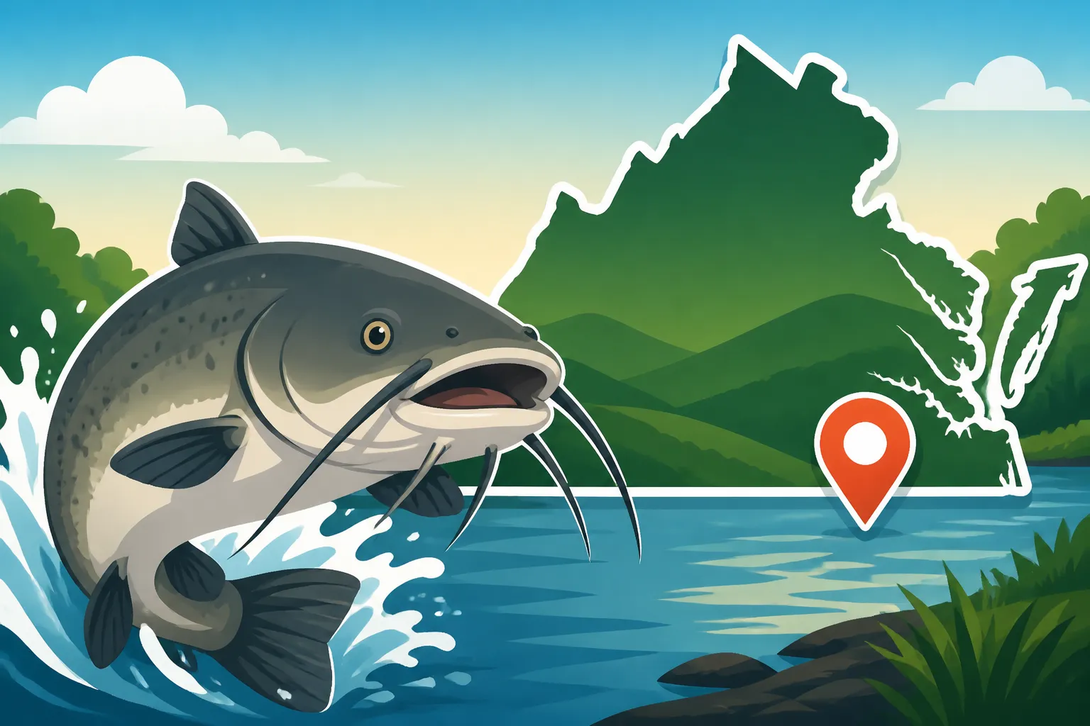 Where to Catch Channel Catfish in Virginia