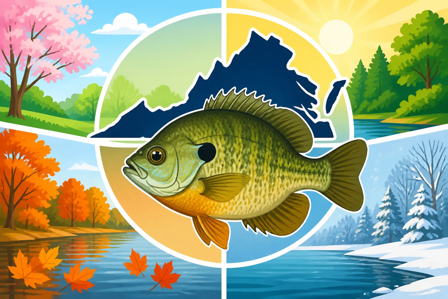 Best Season for Panfish Fishing in Virginia