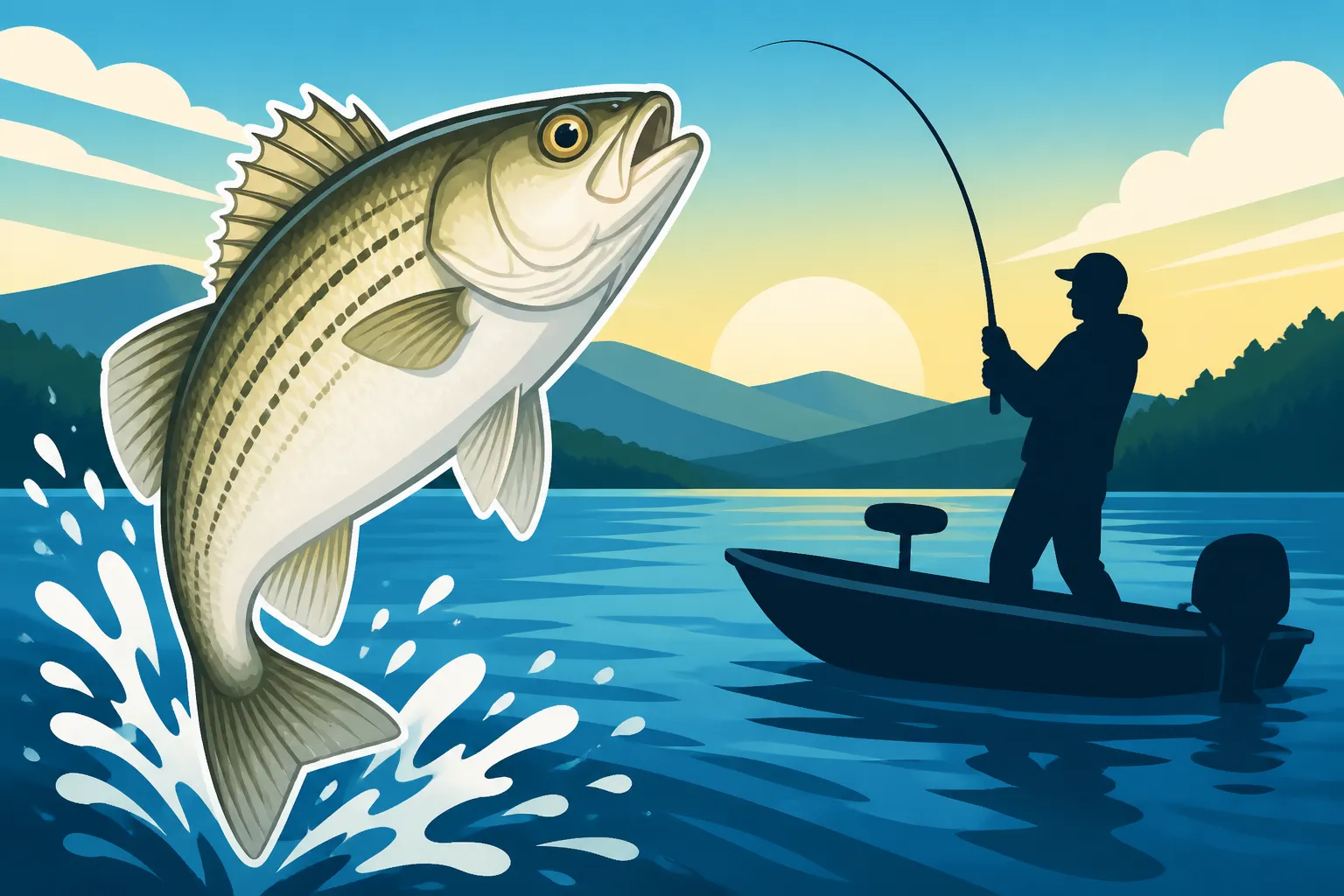 White Perch Fishing at Smith Mountain Lake