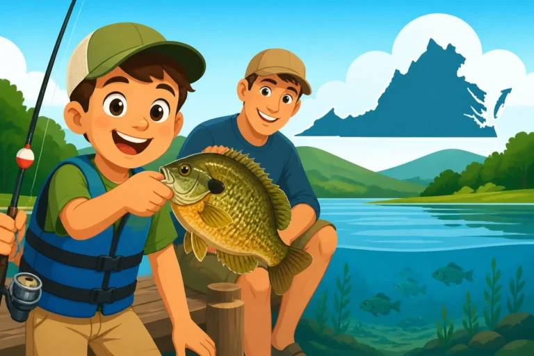 Virginia Panfish Fishing for Beginners and Kids