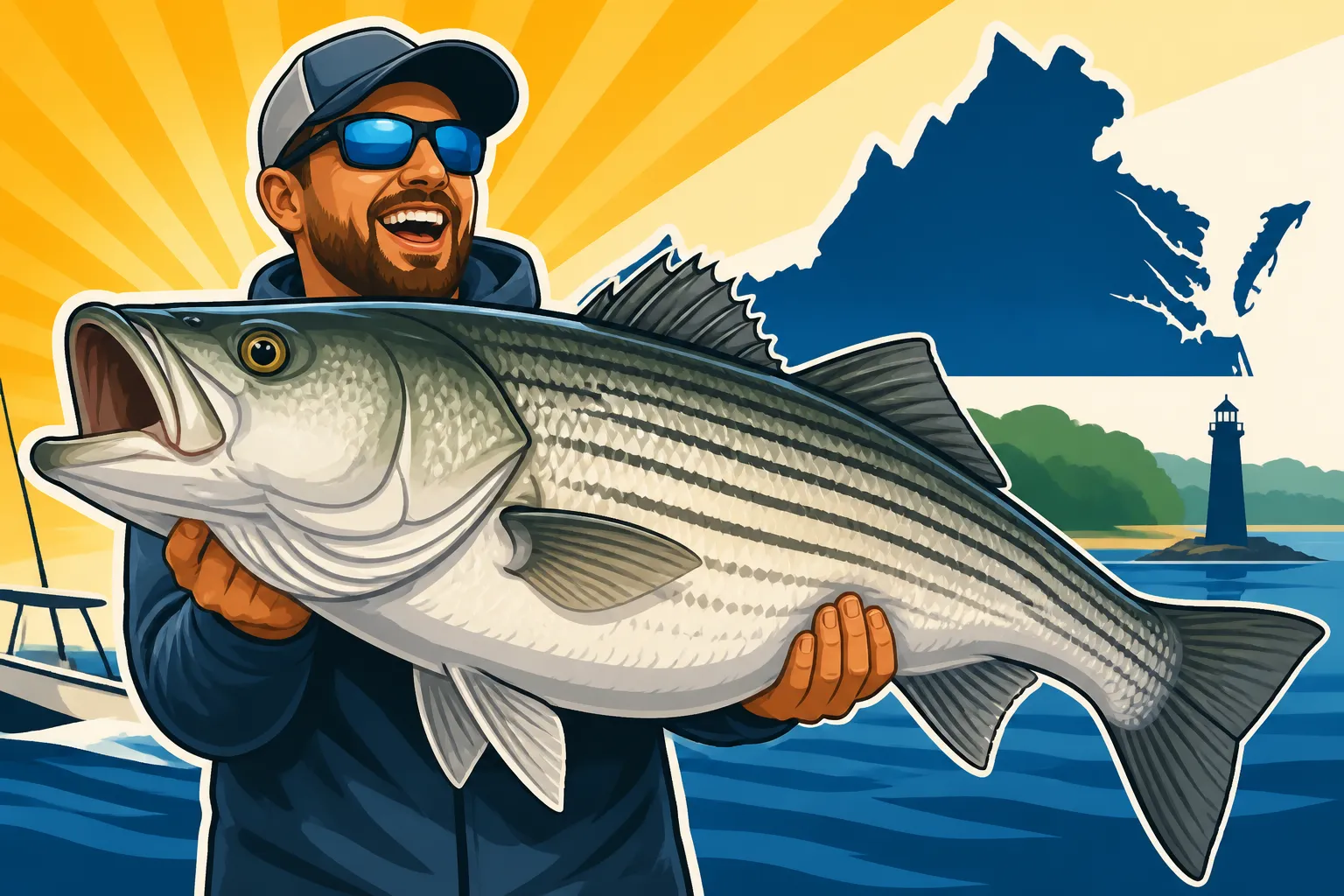 Biggest Striped Bass Ever Caught in Virginia