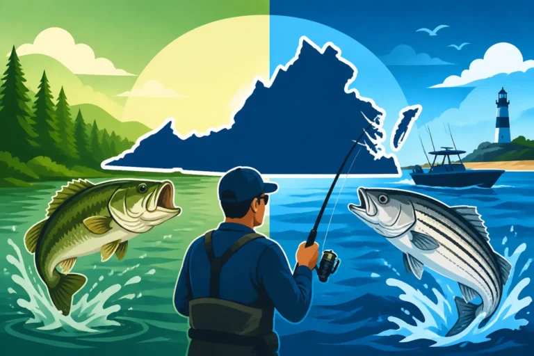 Virginia's Saltwater and Freshwater Fishing Guide Options