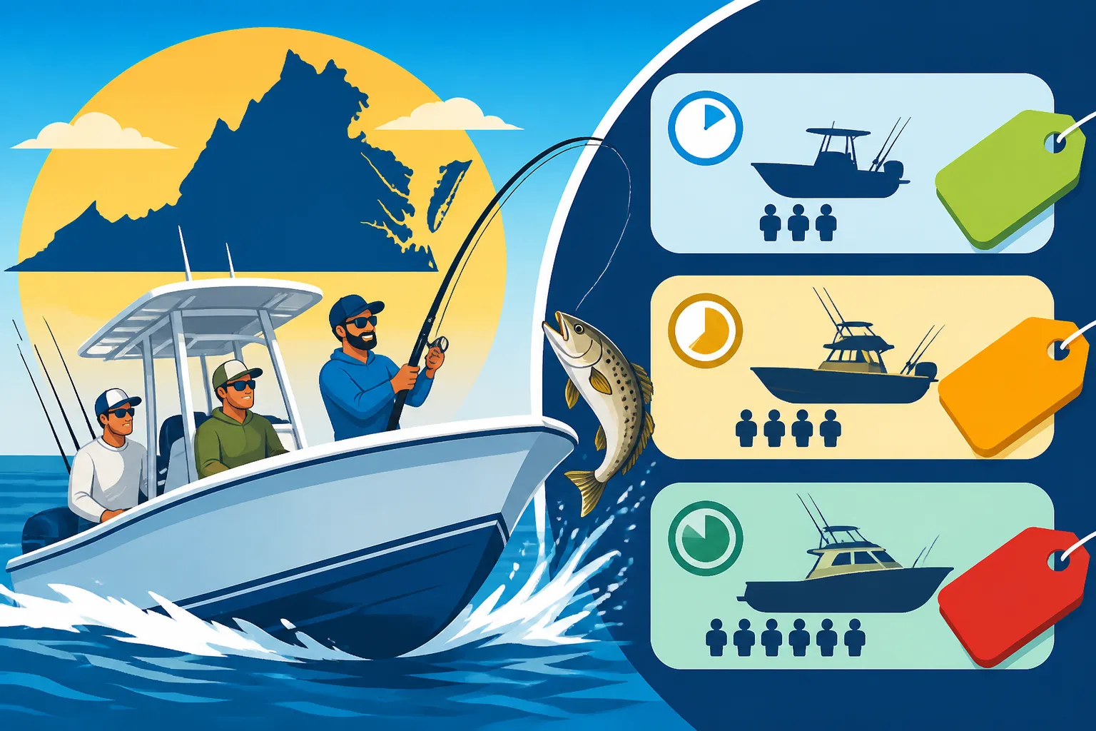 Fishing Charter Prices by Trip Length