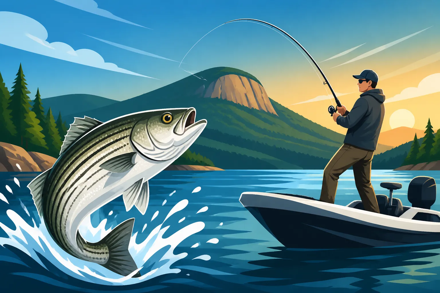 Smith Mountain Lake Striped Bass Guide Trips