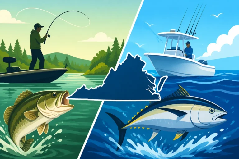 Freshwater vs Saltwater Charters in Virginia