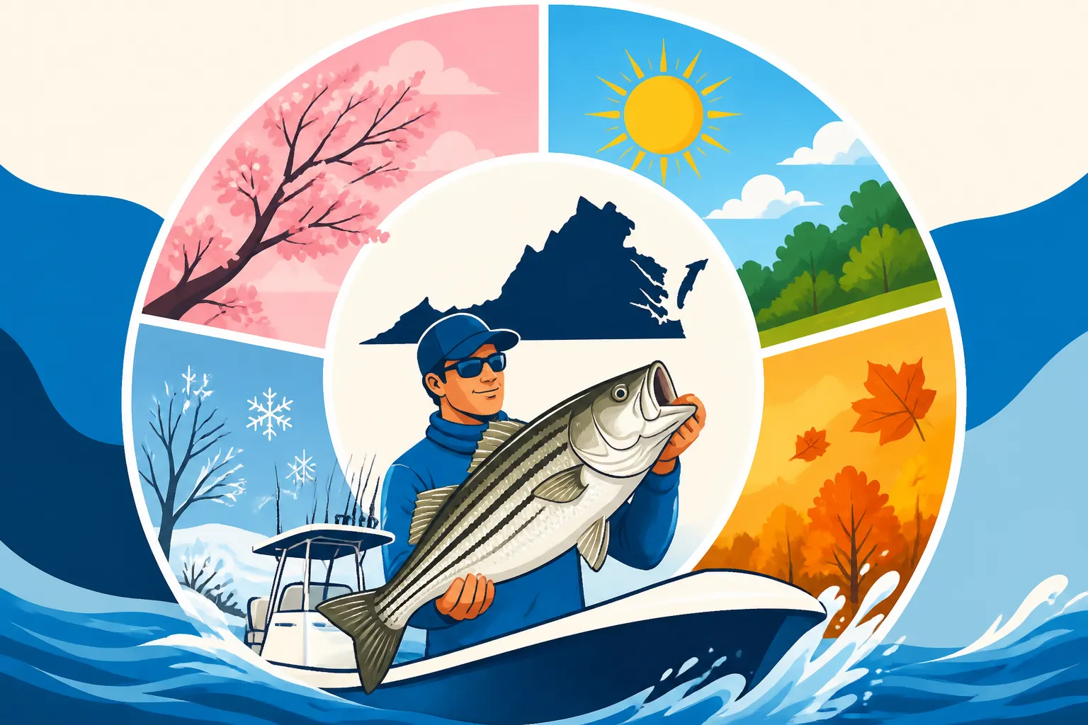 Best Time of Year to Book a Virginia Fishing Charter