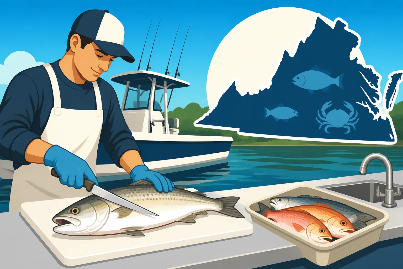 Cleaning Your Catch After a Virginia Charter Trip