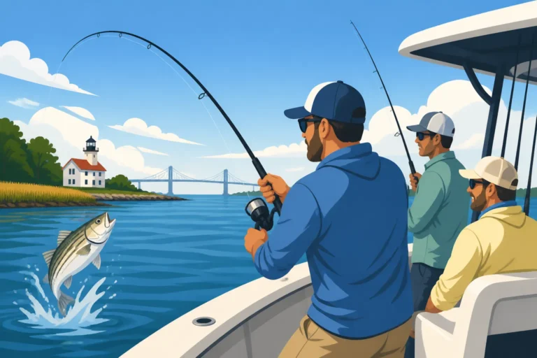 Chesapeake Bay Half-Day Charter Price for Three Anglers