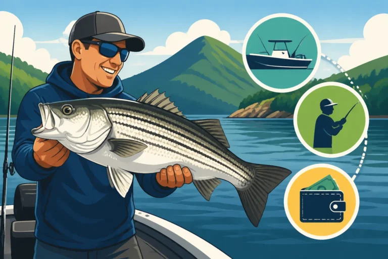 Smith Mountain Lake Striped Bass Guide Trip Cost