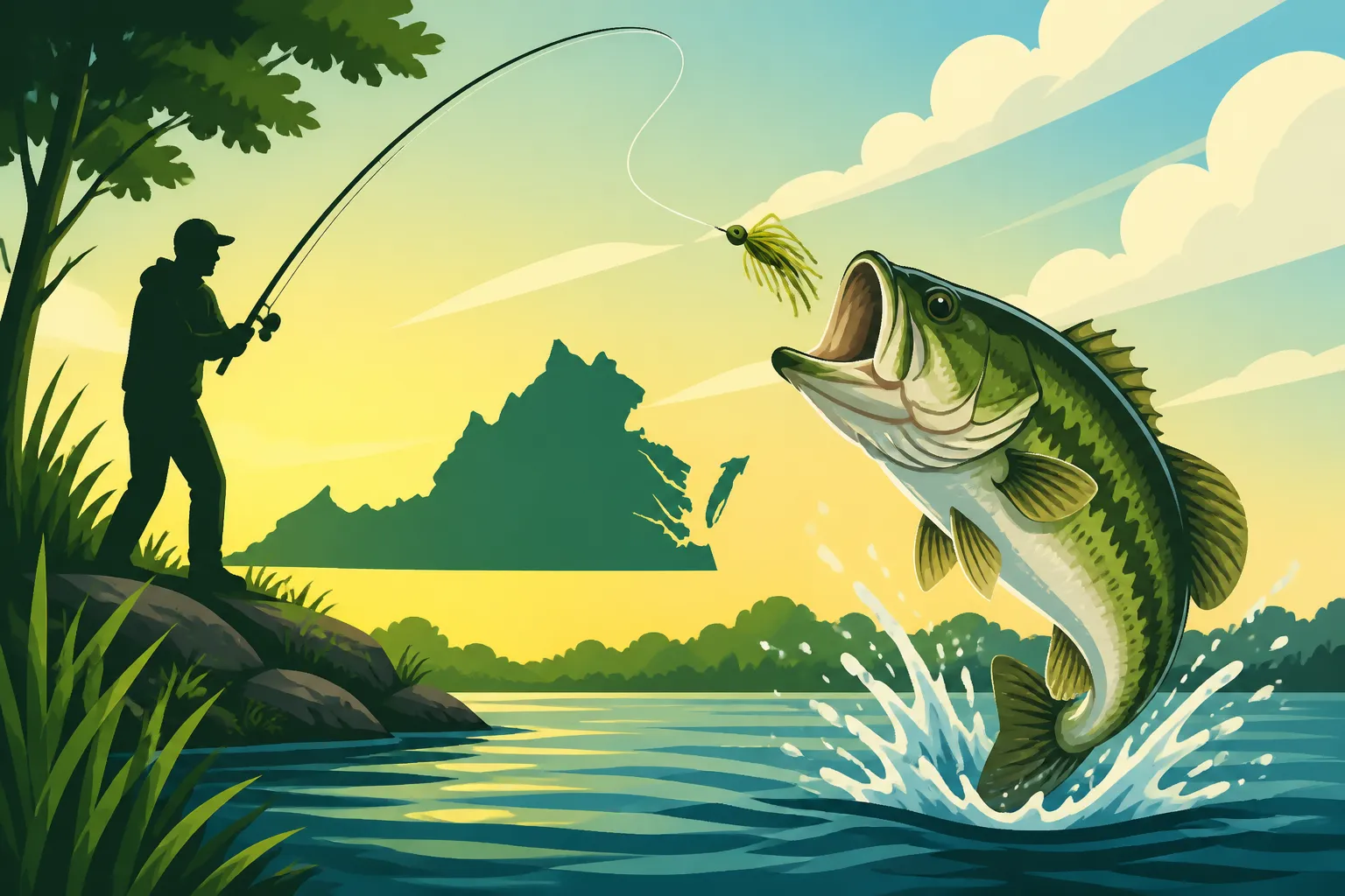 How to Catch Bass From the Bank
