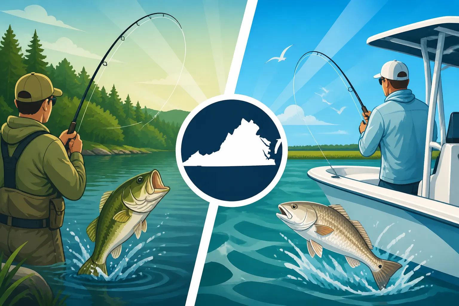 Freshwater Guide Trips Versus Saltwater Bay Charters