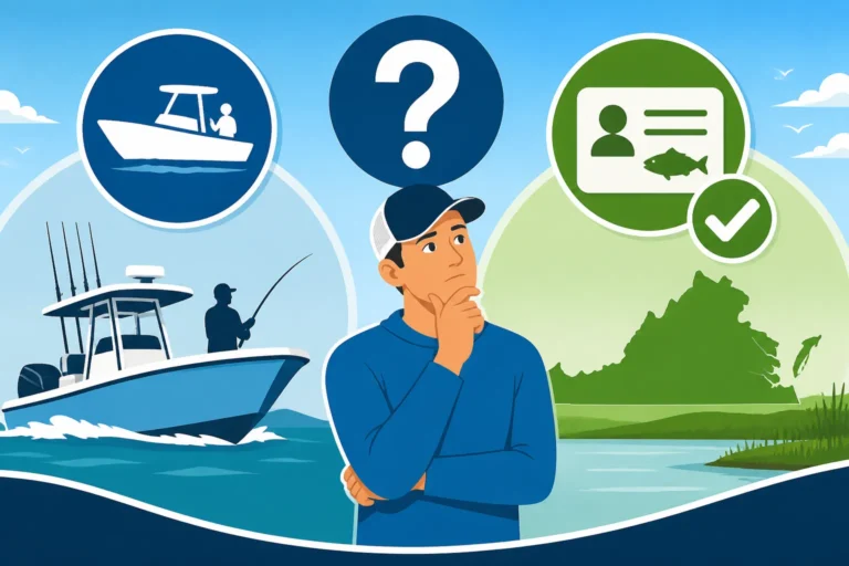Does a Virginia Fishing Charter Include Your License?