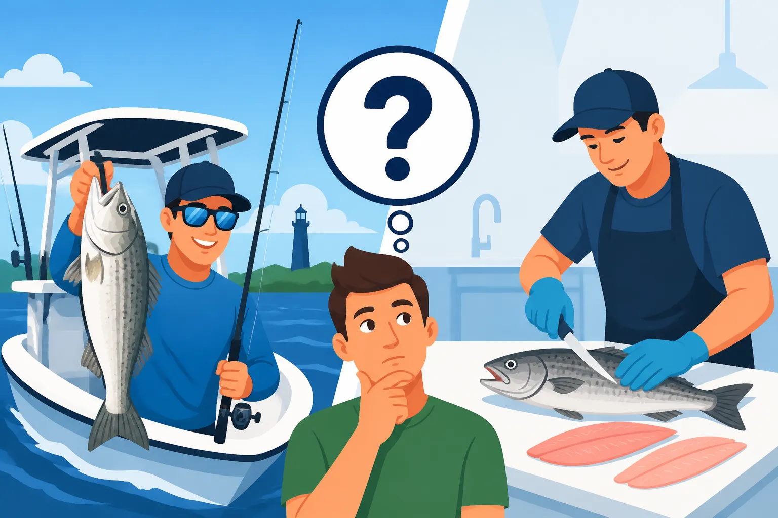Does a Virginia Fishing Charter Clean Your Catch for You?