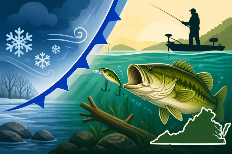 How to Catch Bass After a Cold Front