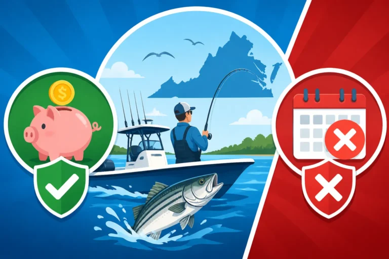 Deposit and Cancellation Rules for Virginia Fishing Charters