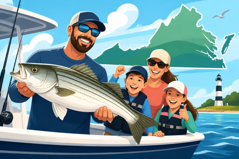 Family-Friendly Striped Bass Charters in Virginia