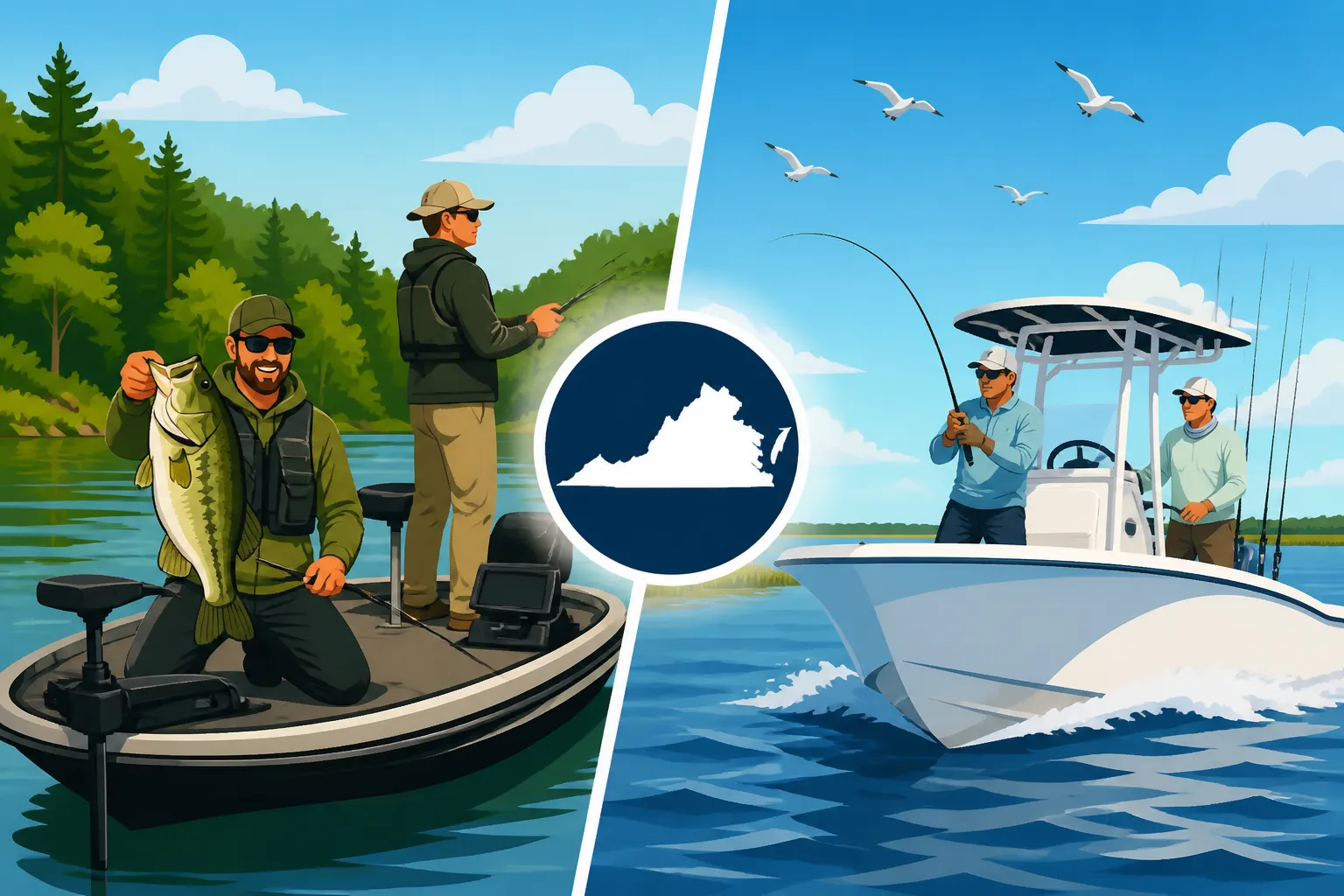 Comparing Guided Lake Trips to Bay Charters