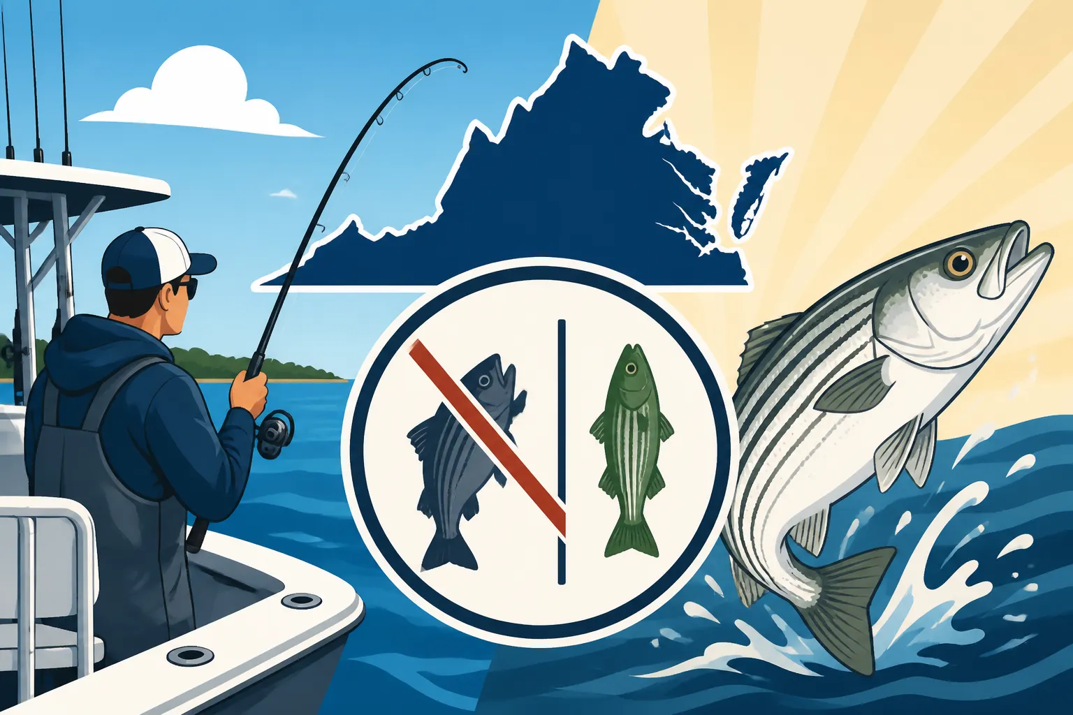 Virginia's One-Fish Striped Bass Limit on Charter Trips