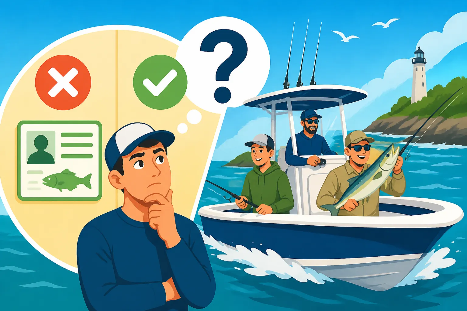 Do You Need Your Own License for a Charter Trip?