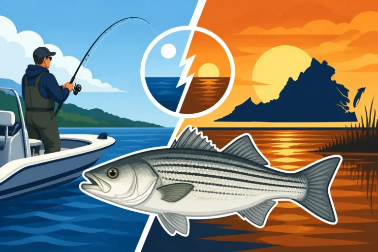 Virginia's Split Striped Bass Season for Private Anglers