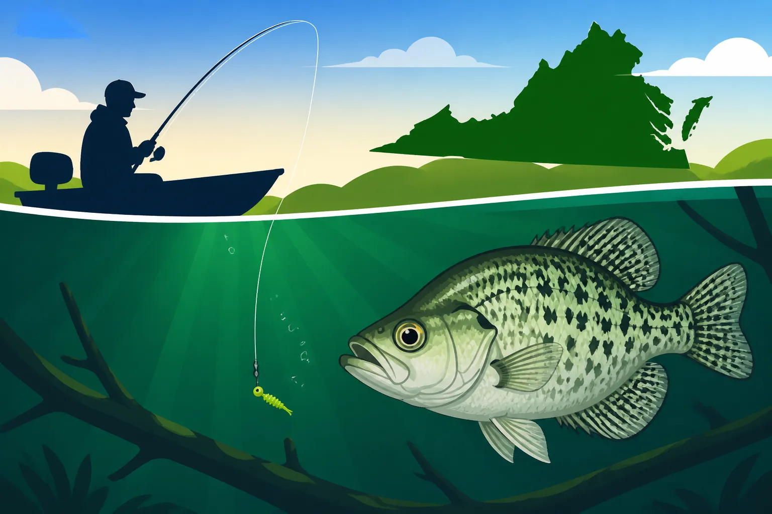 How to Tightline for Crappie