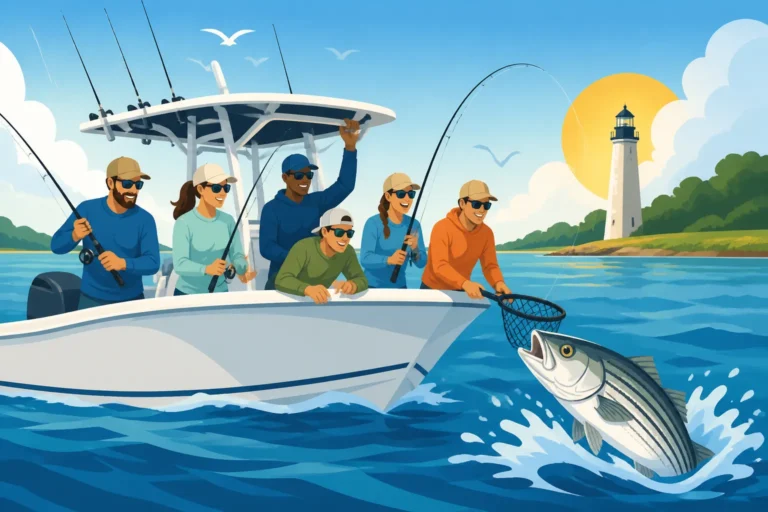 Six-Person Group Rate on a Full-Day Bay Charter