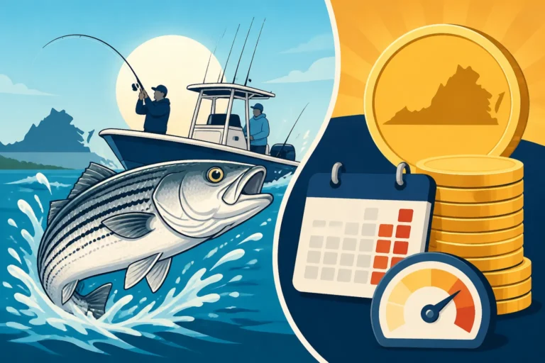 Why Striped Bass Charters Cost More in Virginia During Peak Season