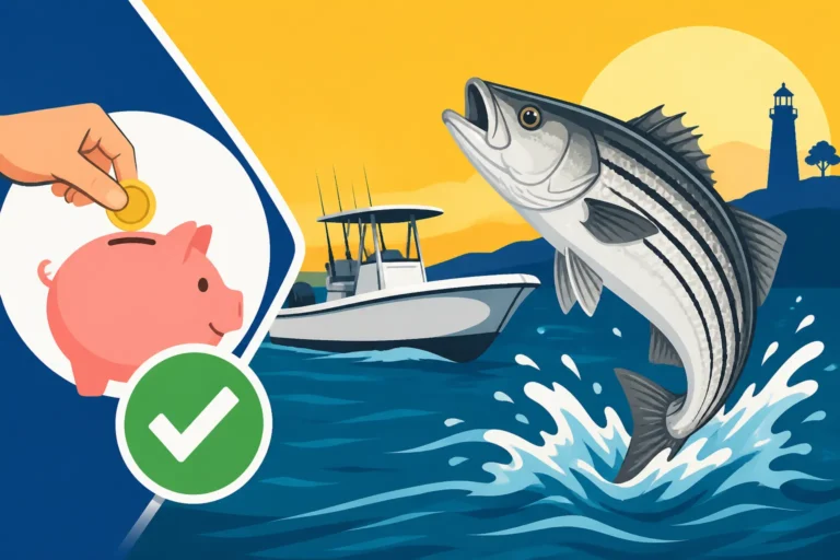 Cheapest Way to Book a Virginia Striped Bass Charter