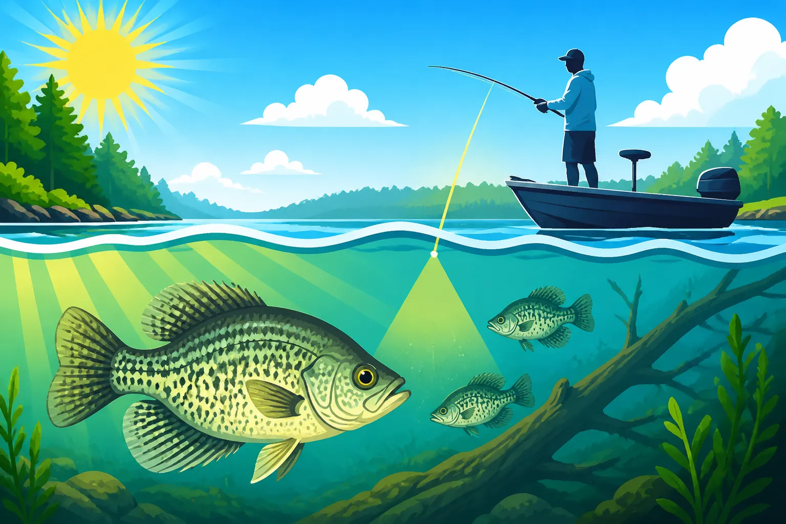 How to Find Crappie in Summer