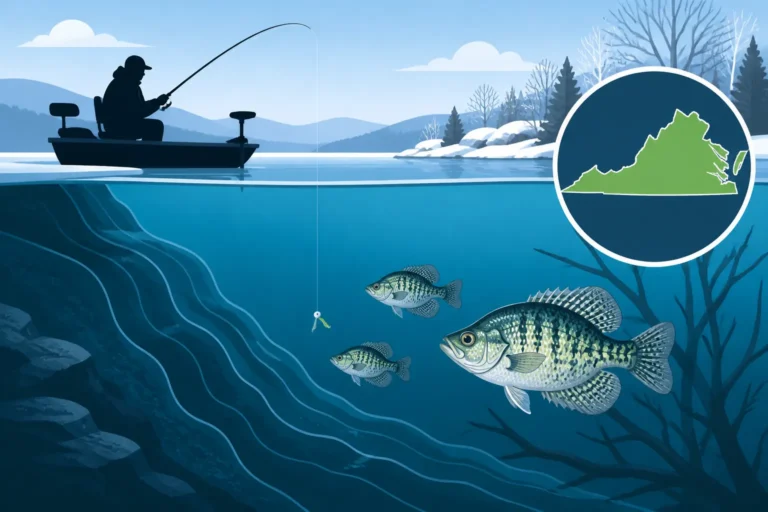 How Deep Do Crappie Go in Winter