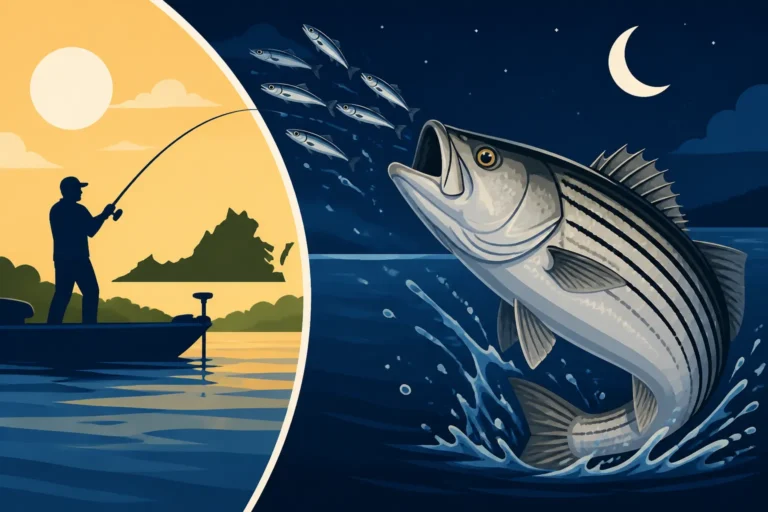 Do Striped Bass Feed Better at Night?