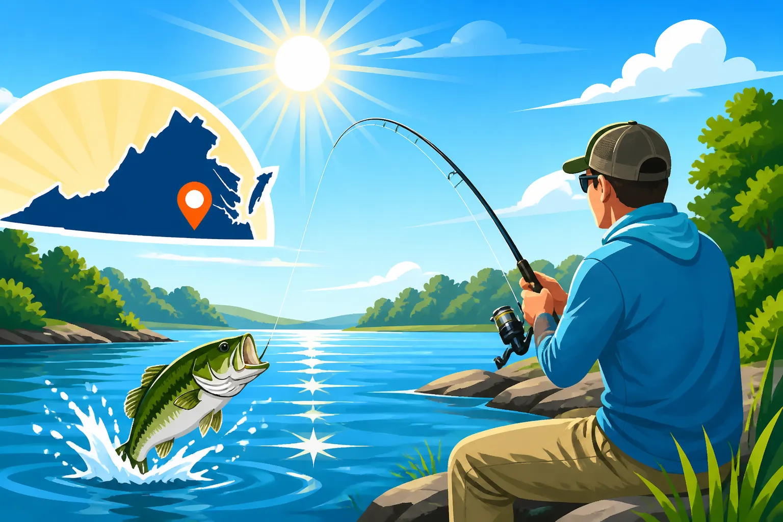 How to Fish During a Bright Sunny Afternoon