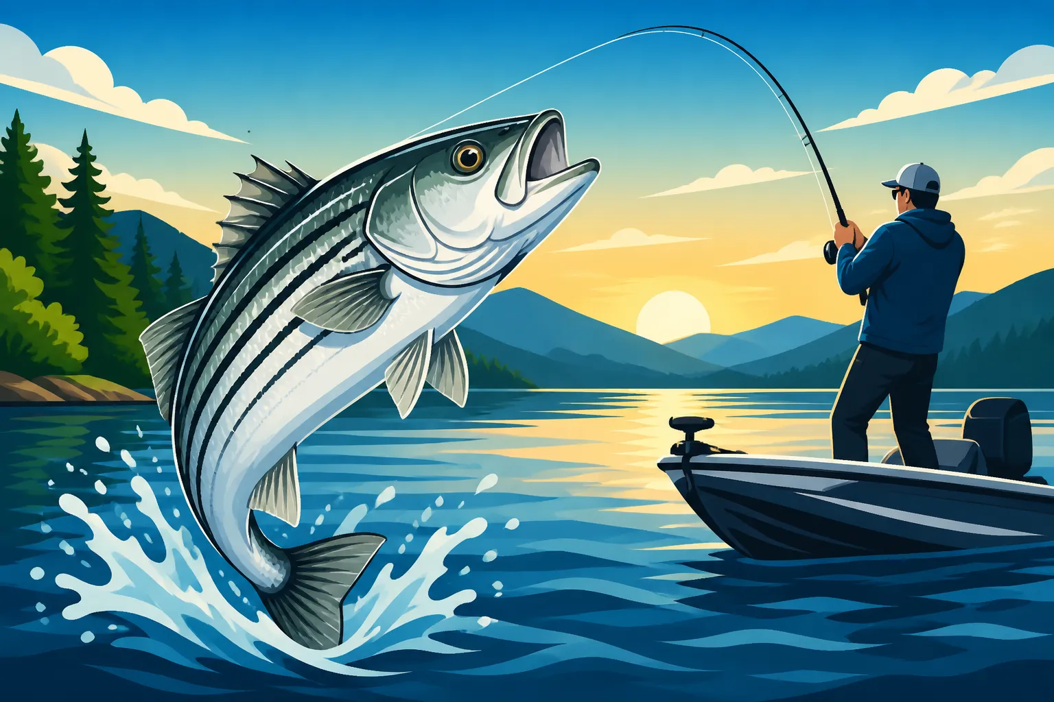 Smith Mountain Lake Striper Fishing Season in Virginia