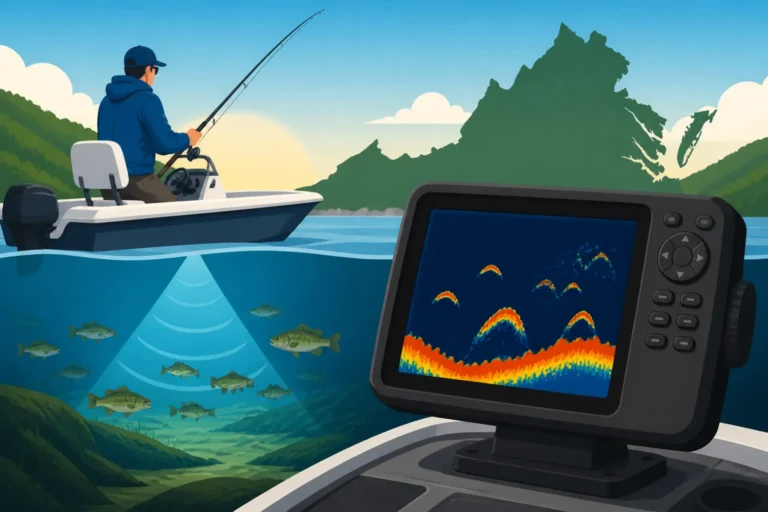 How to Find Fish From a Boat With a Fish Finder